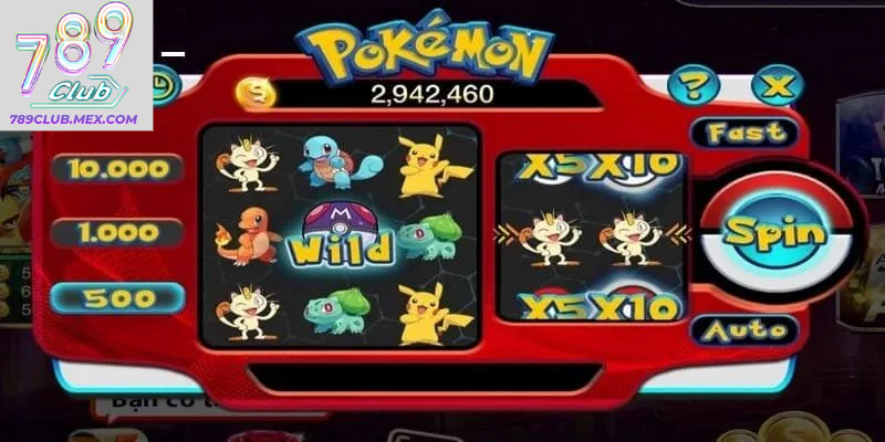 Giới thiệu tổng quan về tựa game nổ hũ Pokemon 789club